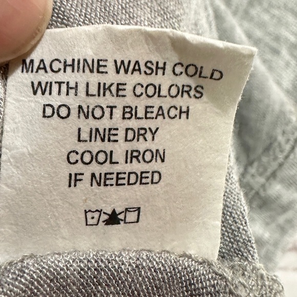 Living Doll Los Angeles‎ gray sleeveless Oklahoma "home" rayon tunic top shirt M - Picture 4 of 5